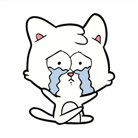 A simple looping animated cartoon cat | Stock Video | Pond5