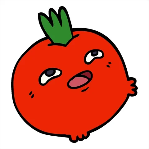 A simple looping animated cartoon doodle happy root vegetable Stock Footage 312966521