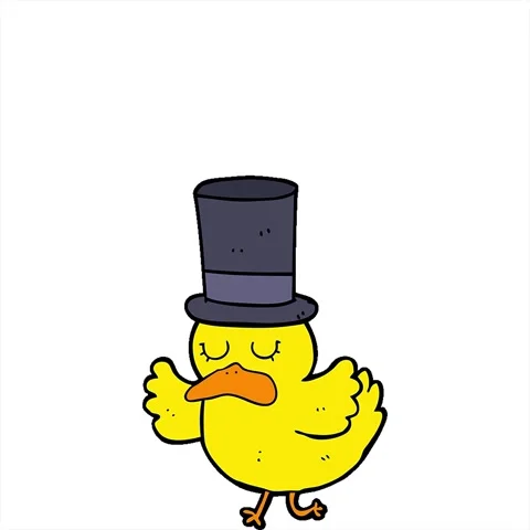 A simple looping animated cartoon duck w... | Stock Video | Pond5