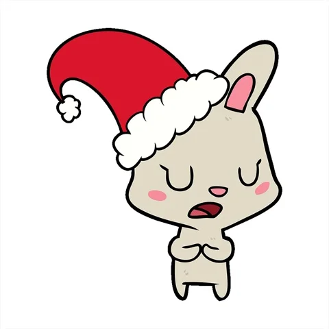 A simple looping animated cartoon rabbit... | Stock Video | Pond5