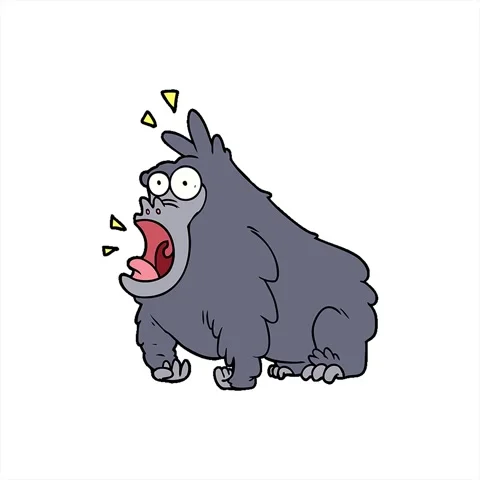 A simple looping animated cartoon shouti... | Stock Video | Pond5