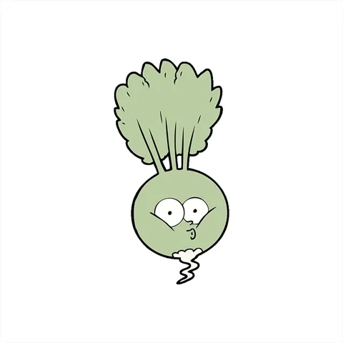 A simple looping animated cartoon vegetable 스톡 동영상 312967934