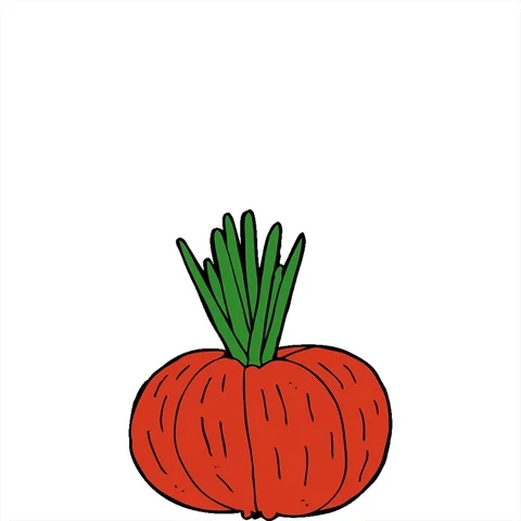 A simple looping animated cartoon vegetable 스톡 동영상 312968869