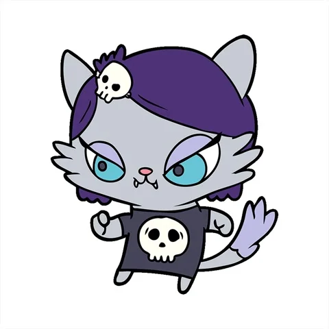 Goth Girl Animated Stock Videos – Royalty-Free HD & 4K Videos | Pond5