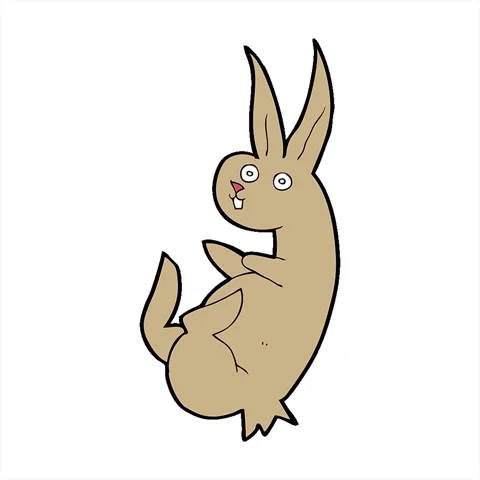 A simple looping animated cute cartoon r... | Stock Video | Pond5