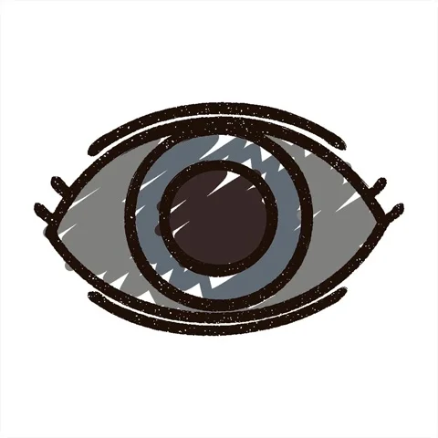 A simple looping animated Eye Symbol Cha... | Stock Video | Pond5