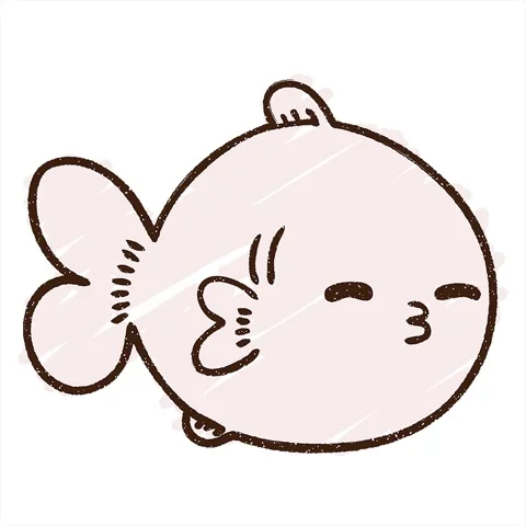 A simple looping animated Fish Chalk Drawing Vidéo 313008327