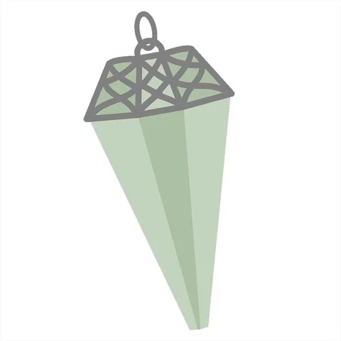 A simple looping animated magical pendant Stock Footage 312981503