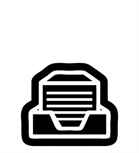 A simple looping animated office paper stack icon symbol Video stock 312967966