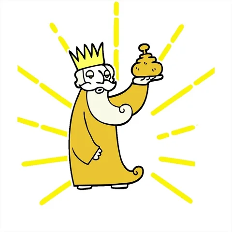 A simple looping animated one of the three wise men hand drawn doodle style.. Stock Footage 312980840