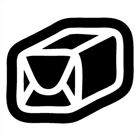 A simple looping animated wrapped parcel symbol icon 스톡 동영상 312975493