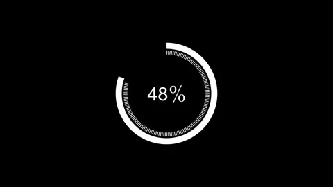 Simple Looping Loading Animation with Flat Minimalist Progress Bar Design Vídeos de archivo 316789017