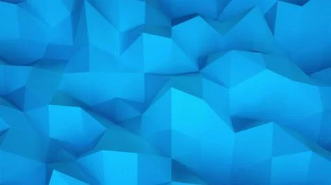 Simple low polygonal surface with edges, computer generated modern abstract Stock Illustration