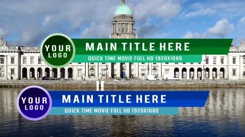 Simple Lower Third 스톡 After Effects