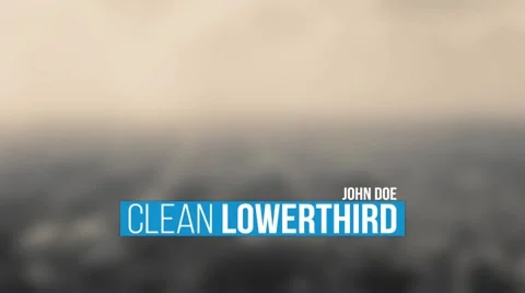 Simple Lower Third Stock After Effects