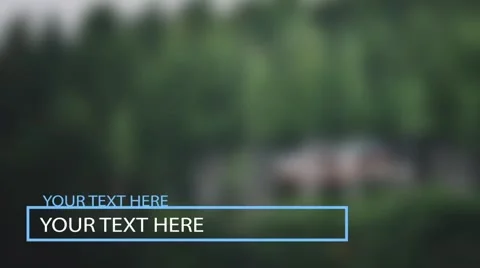 Simple Lower Third Stock After Effects