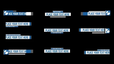 Simple Lower Third  After Effects	Stock