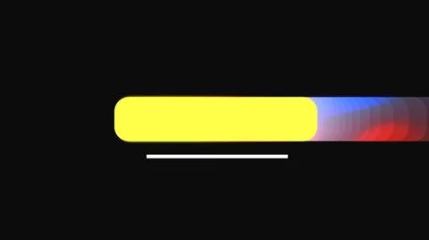 Simple lower third design element animated. Elegant video intro, l3rd, news i Stock Illustration