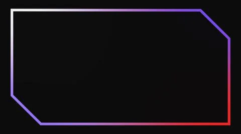 Simple lower third design element animated. Elegant video intro, l3rd, news i Stock Illustration