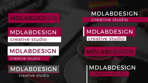 Simple Lower Thirds After Effects stock