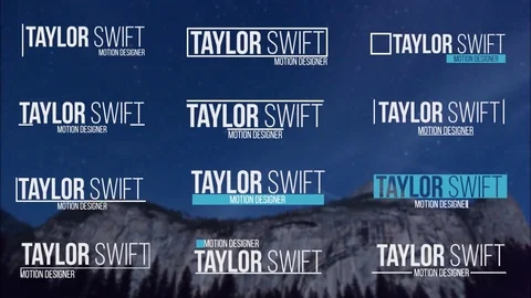 Simple Lower Thirds Stock After Effects
