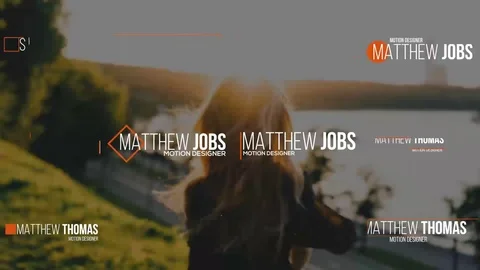 Simple Lower Thirds After Effects stock