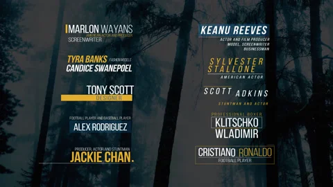 Simple Lower Thirds Stockmateriaal After Effects