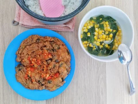 A simple lunch dish Stock Photos