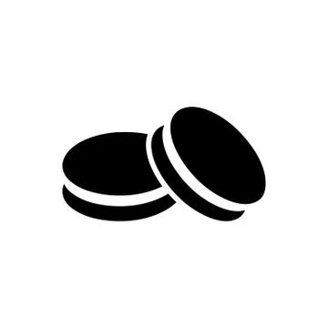 Simple macarons icon Ilustração Stock