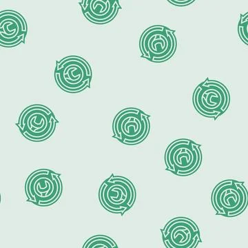 Simple maintenance glyph seamless pattern Stock-Illustration