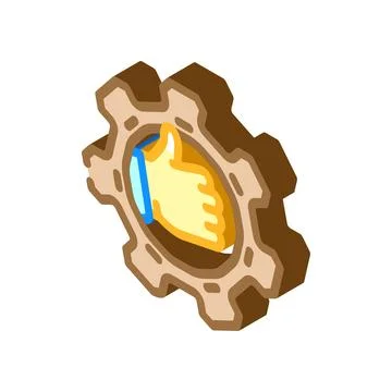 Simple maintenance isometric icon vector illustration Stock Illustration