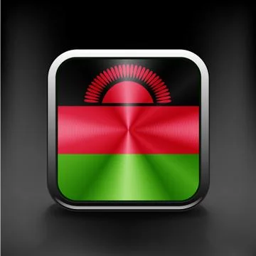 Simple Malawi present flag isolated Stock Illustration