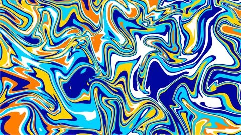 Simple marble liquid abstract design background. Fun flowing ink oil vector. Stock Illustration