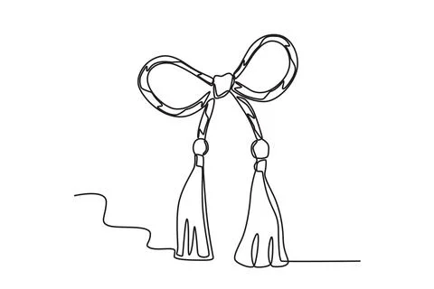 A simple Martisor of strings Stock Illustration