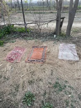 A simple Masjid on a road. Stock Photos