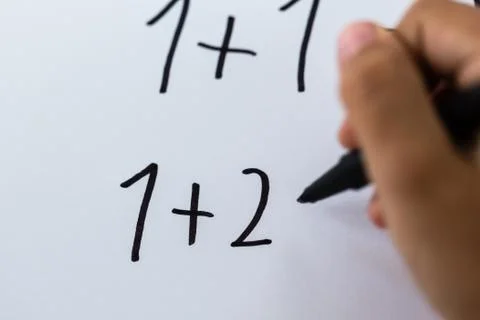 Simple math Stock Photos