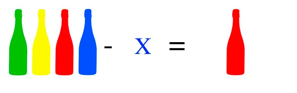 Simple math problems and exercises with objects 스톡 일러스트