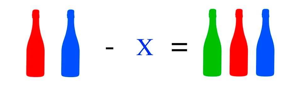 Simple math problems and exercises with objects 스톡 일러스트