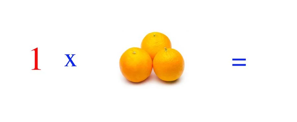 Simple math problems and mathematical and arithmetic calculation Stock Photos