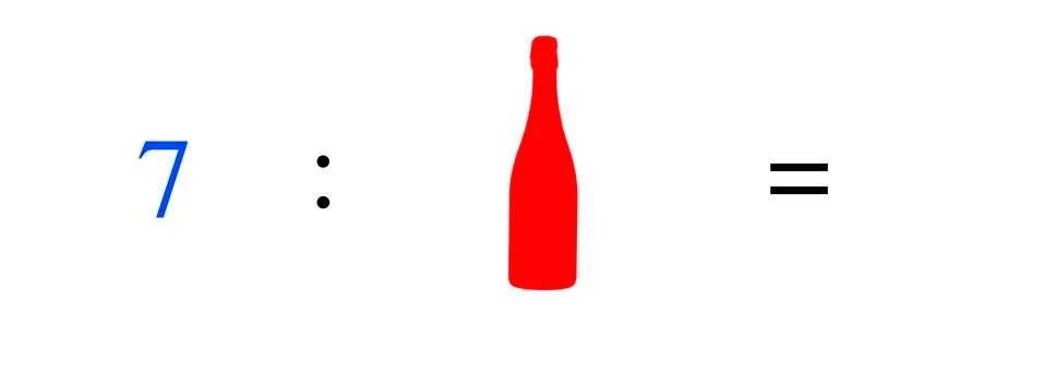 Simple mathematical problems, addition, subtraction, multiplication and divis Stock Illustration