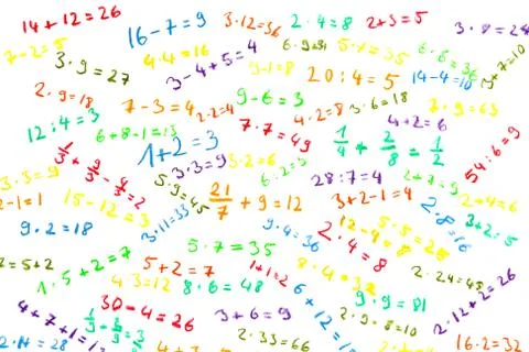 Simple mathematics Stock Photos
