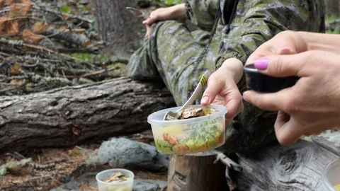 Simple meal 스톡 동영상 113538354