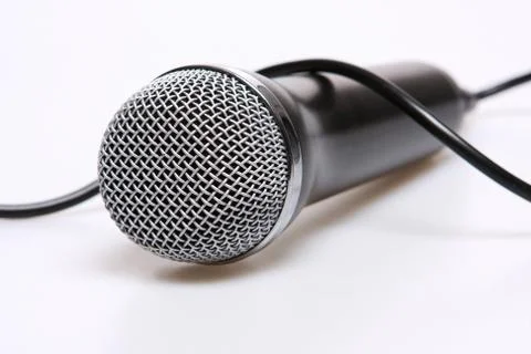 Simple microphone Stock Photos
