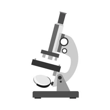 Simple Microscope Optic Learning Illustration Stock Illustration