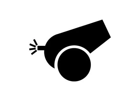 Simple, minimal cannon icon Stock Illustration