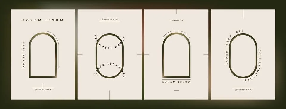 Simple minimal elements. Stock Illustration