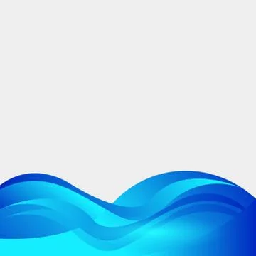 Simple Minimal Modern Elegant Abstract Blue. Design template vector Stock Illustration