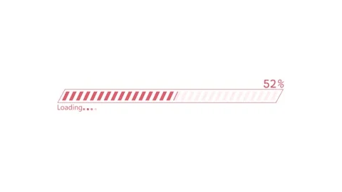 Simple minimal waiting loading progress bar percentage and loading text ani.. Stock Footage 337881848