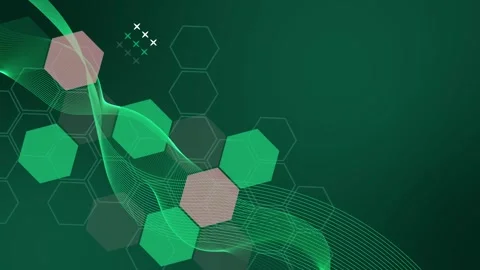 Simple minimalist hexagonal tech background animation, Abstract background .. Stock Footage 329526163