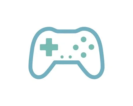 Simple, minimalist vector illustration of a game controller. Perfect for we.. Stock Illustration